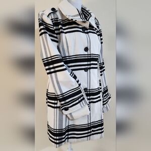 IZ Byer Button-Down Plaid Jacket Size L